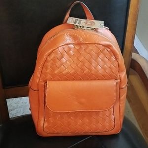 🆕️Anna Paola genuine leather backpack,  Italy